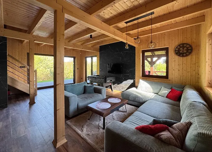 Сasa de vacaciones Kaszubska Nirvana - Caloroczny Dom Na Wylacznosc Z Jacuzzi Stare Czaple